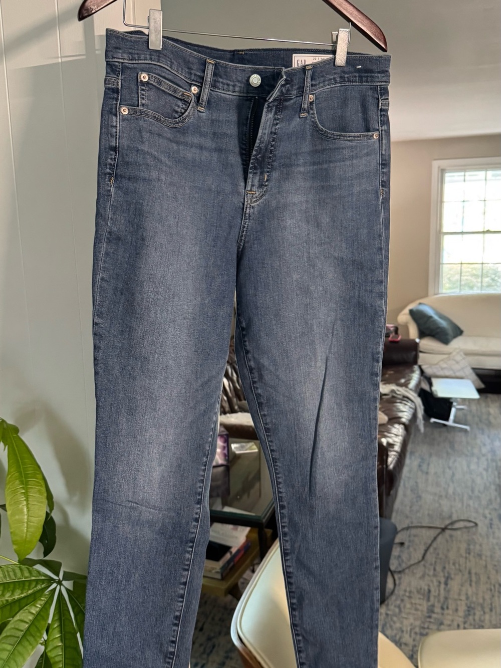 GAP True Skinny High Rise Jeans 14 Long  - Dark Blue LIKE NEW